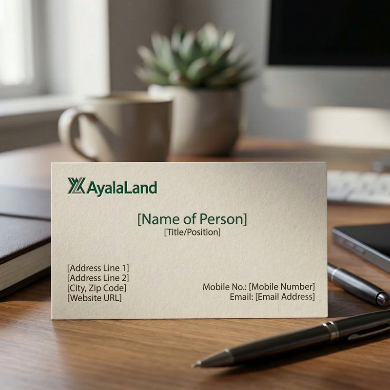 Embossed debossed business card - raised or sunken textured premium branding