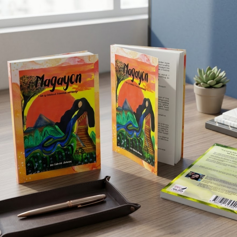 Magayon custom book cover – illustrated fiction or poetry publication