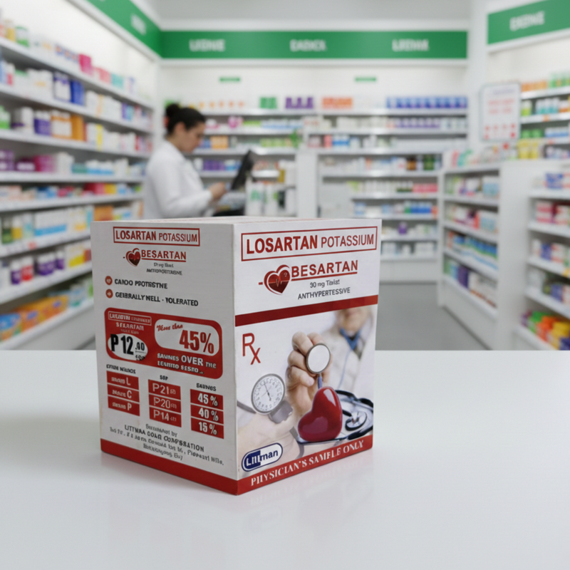 Custom bi-fold brochure printing with 4 printable sections for professional presentations