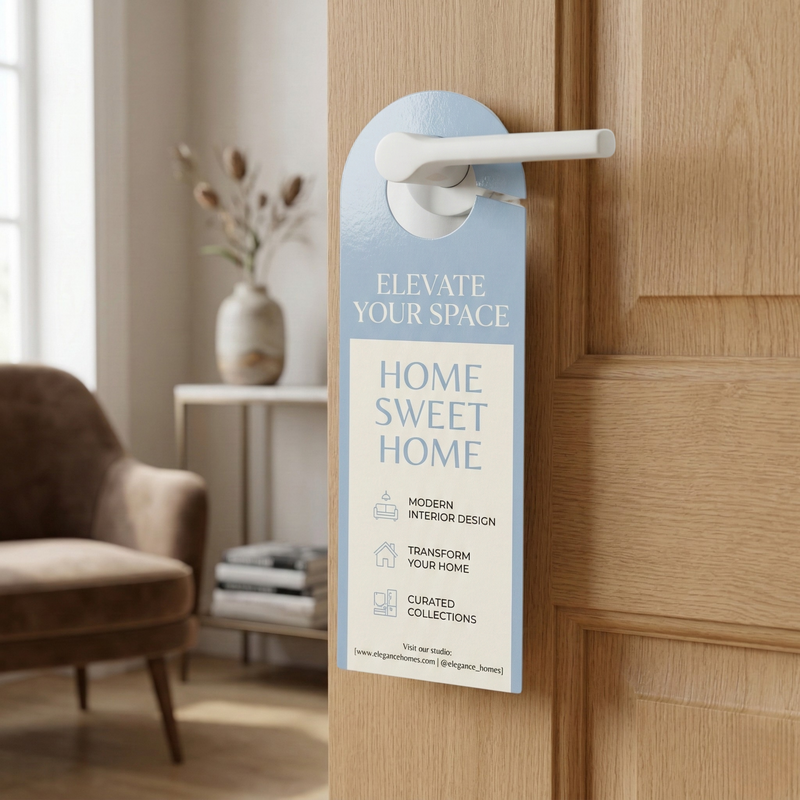 door hanger sample 2