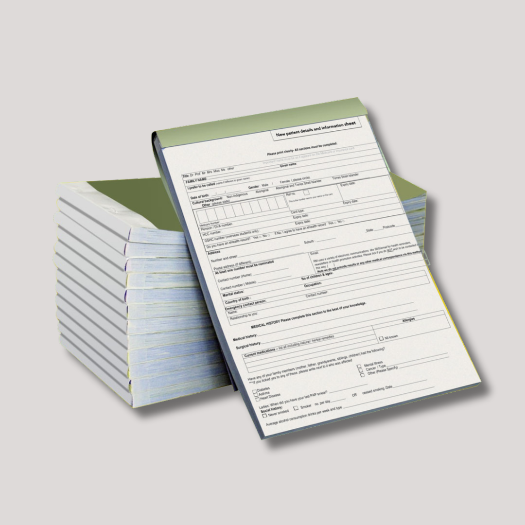 Purchase order form for procurement and inventory control with professional business printing