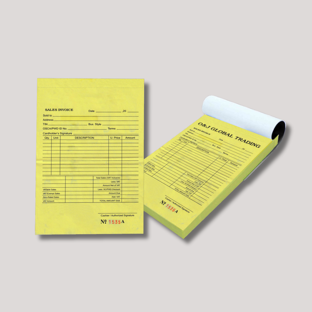 Billing statement template for client account summaries and simplified tracking