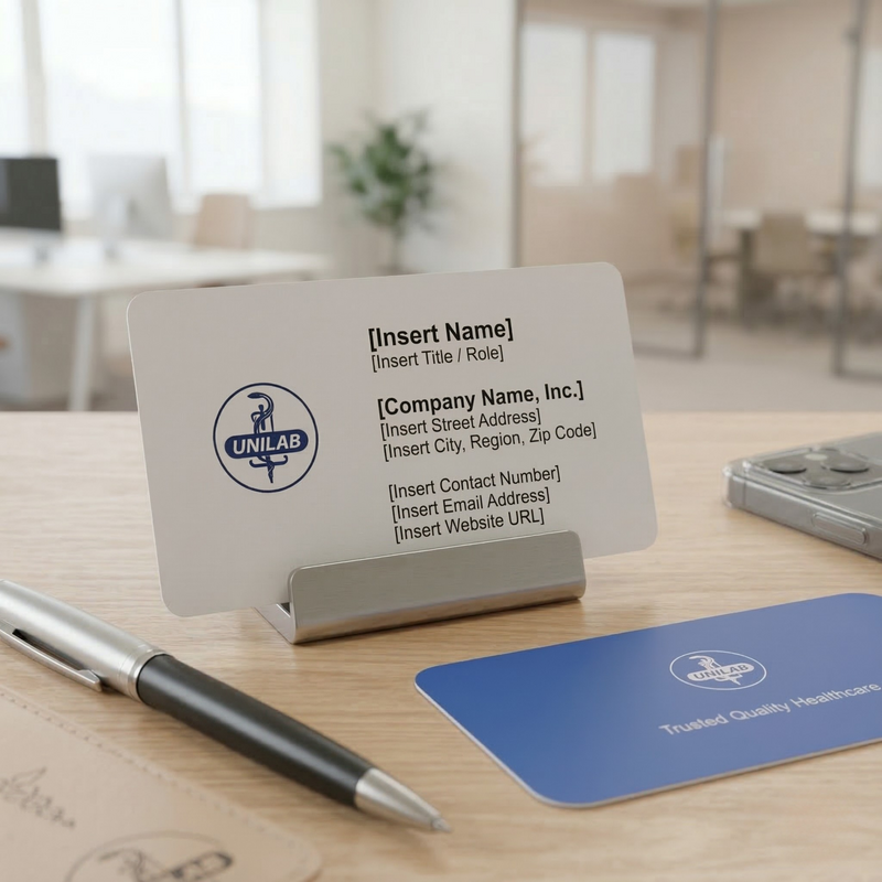Rounded corner business card - soft elegant edges durable design